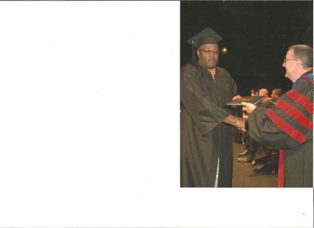 Graduation day from Limestone College in 2008,