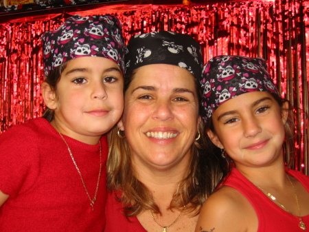 Madi, Mom & Meg - Evan's 4th B-day