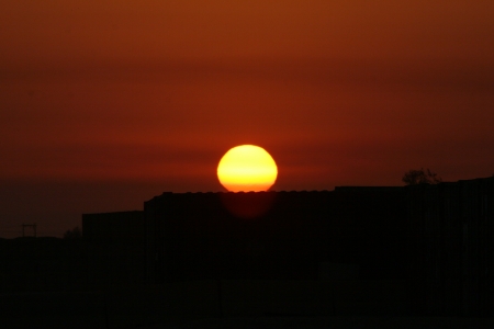 A spectaculary Desert Sunset