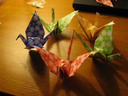 an origami gift for persons in Leipzig