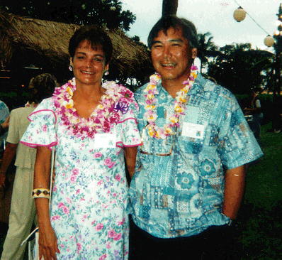 HUBBY AND I IN HAWAII (ABOUT 2000??)