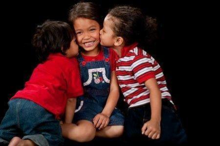 My grandbabies Vanessa, Eddie Jr. & KK