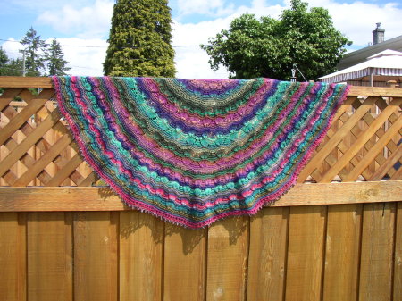 Hand Knit Shawl