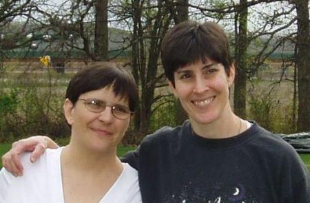 Dawn and I on my birthday in 2008