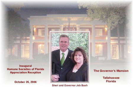 Sheri with Gov. Jeb