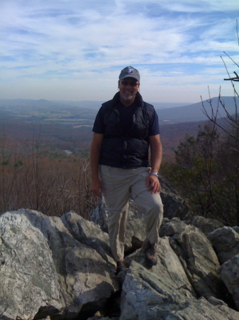 hiking at Hawk Mtn.