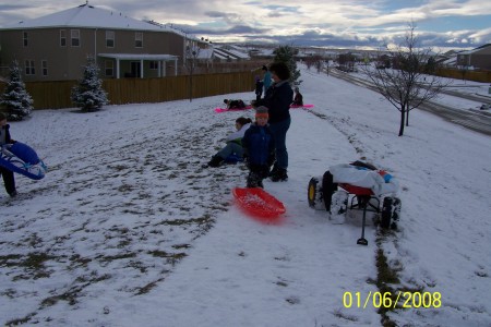 Playing in Snow Daze