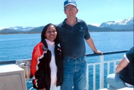 steve and lorna on tahoe queen