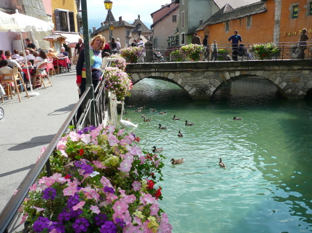 Canal in Annecy, France, 2007