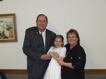 Mckizie's Baptism last year 2007