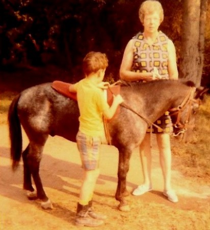 me, mom, and Shadow