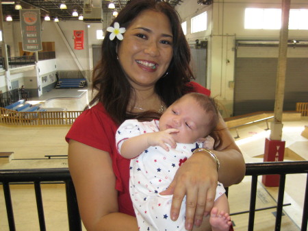 Mommy and Kailani 4Th of July