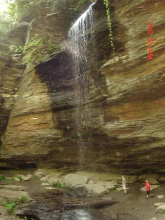 waterfall in Morse Cove