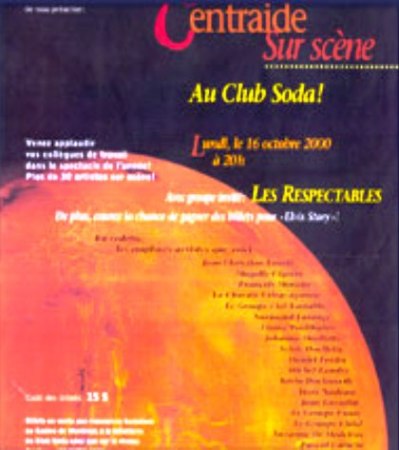 Club Soda Poster for Centraide
