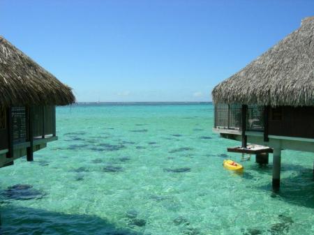 Moorea the over water bungalow we stayed in