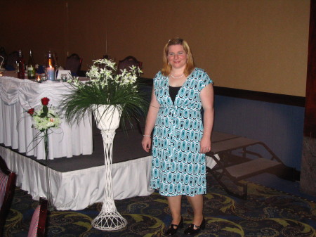 me at kristines  wedding