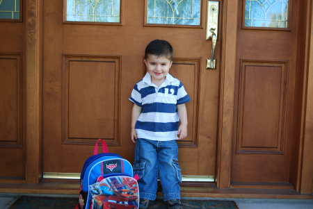 Ty's first day at school