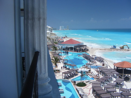 View from our Timeshare in Cancun