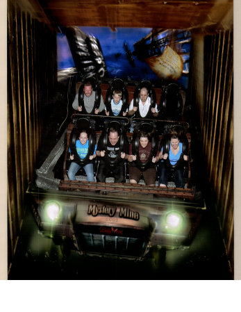 Riding "The Mystery Mine" At Dollywood 2009
