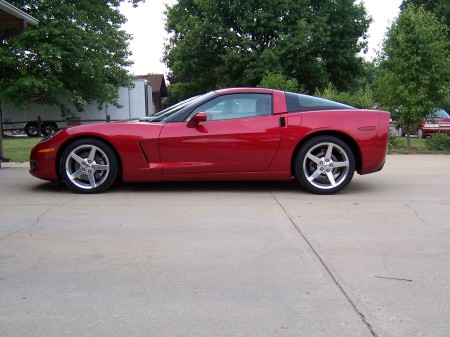 my toy car,a C6 Corvette