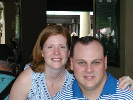 Us at Cafe Du Monde, New Orleans