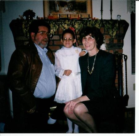 mom, dad & stephanie christmas 1997