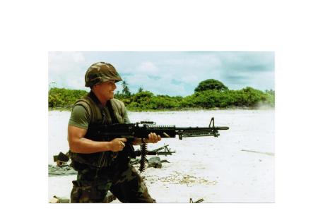 1983 Me and my M-60 Machinegun