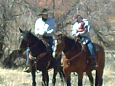 Katie's frist horse back ride!!