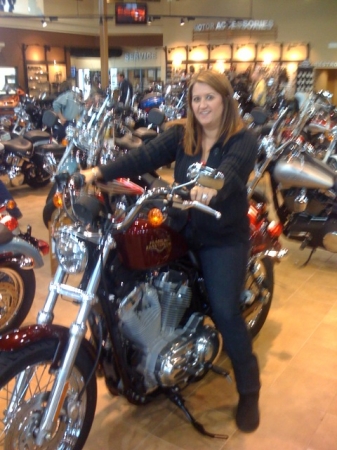 My on my new Harley