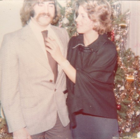 Bill and I going to 1974 Christmas dance