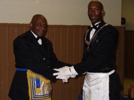 Myself and the Deputy Grand Master of Masons