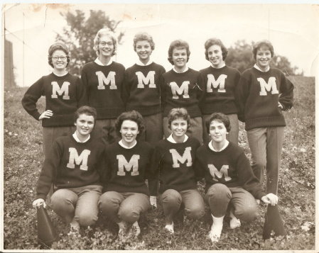 1962 Varsity Cheerleaders