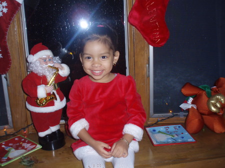 My daughter Valentina Christmas 2007