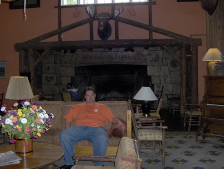 Relaxing in the Lodge