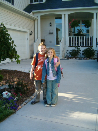 timmy & emily off to school