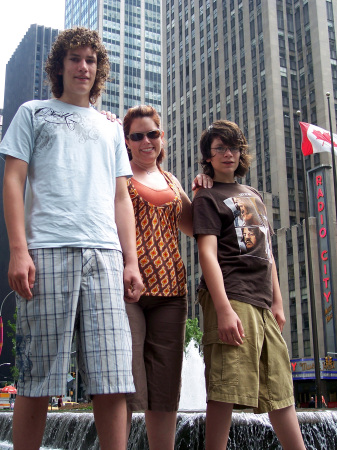 Rockefeller Center with my boys Summer 2007