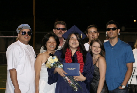 The Whole Family Jess' Graduation