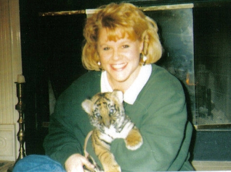 Me and the rescue baby tiger 1995
