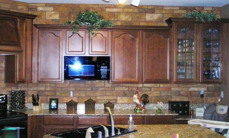 The completed Kitchen