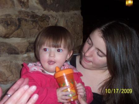 My oldest daughter and her baby.