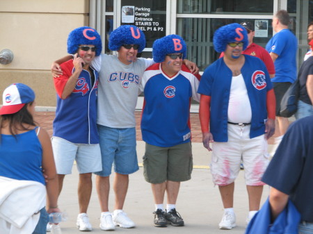 Cubs fans gone wild!