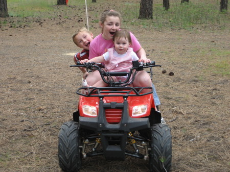 Cousins on the ATV