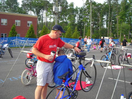 Boys First Triathlon