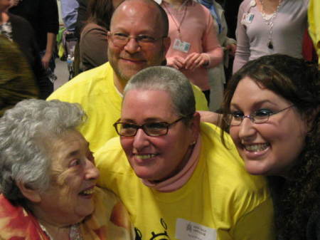 THREE generations & me at Bald4Bucks