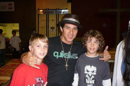 Christian Hosoi with Kyle and Marco