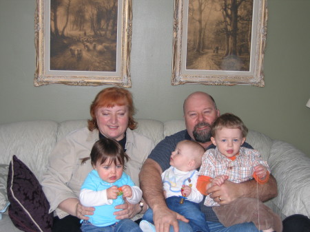 My wife Suzanne and our grandchildren