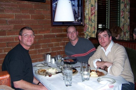 Thanksgiving 2007 with my sons