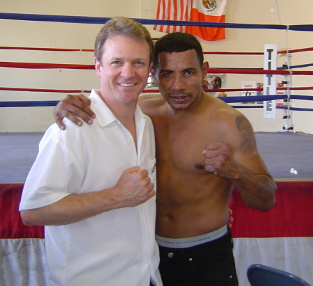 With WBC Superwelter Champion Ricardo Mayorga