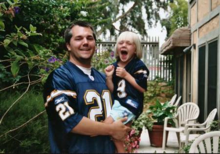 Sep 2003 With Kyra (3) San Diego Super-Chargers!