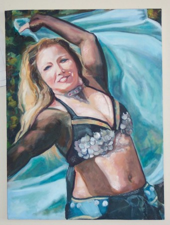 Kathy-belly dance painting